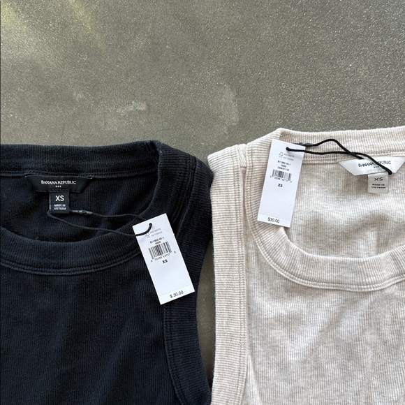 Banana Republic Ribbed Racer Tanks - Picture 3 of 6